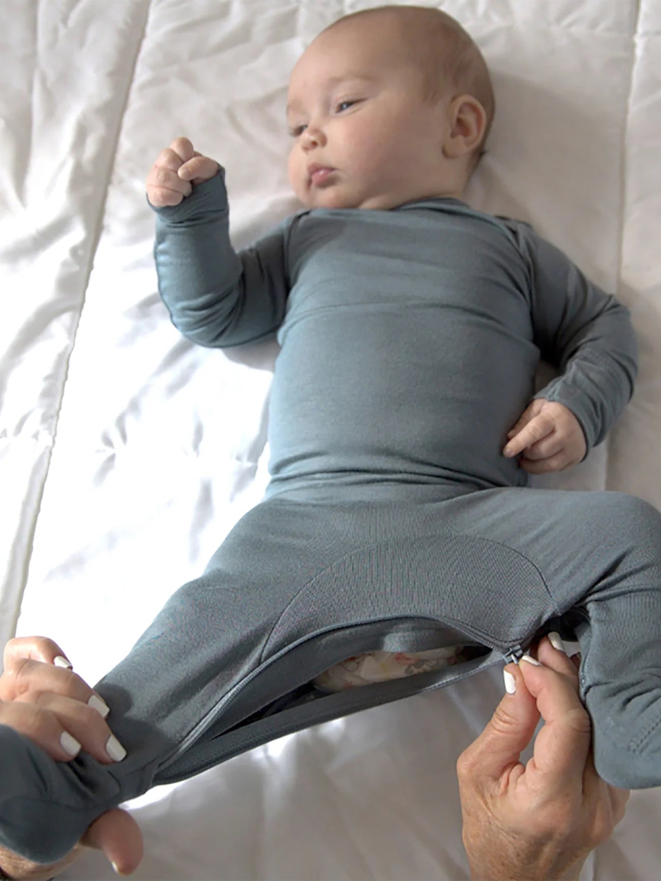 Dreamy Convertible Sleepsuit - Navy
