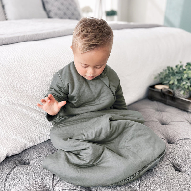 Long Sleeve Sleep Bag - Moss