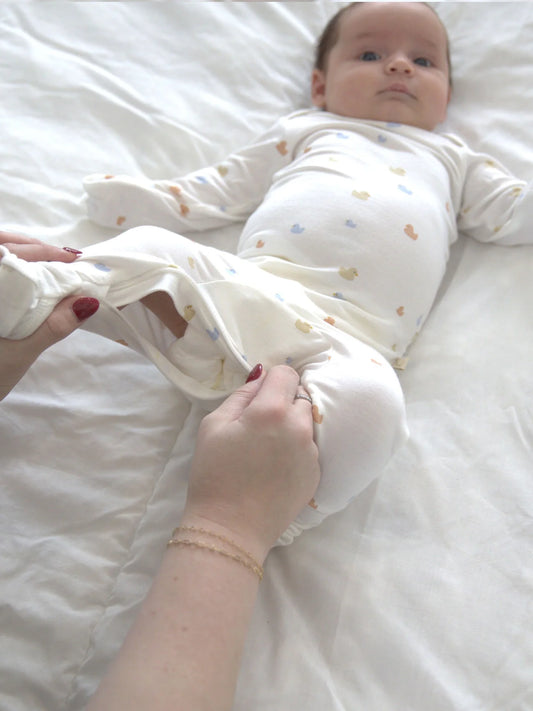 Dreamy Convertible Sleepsuit - Ducks