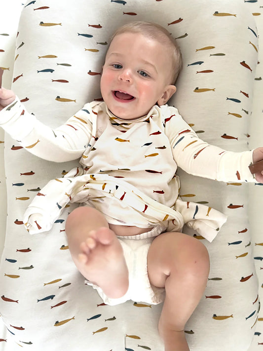 Dreamy Convertible Sleepsuit - Fish