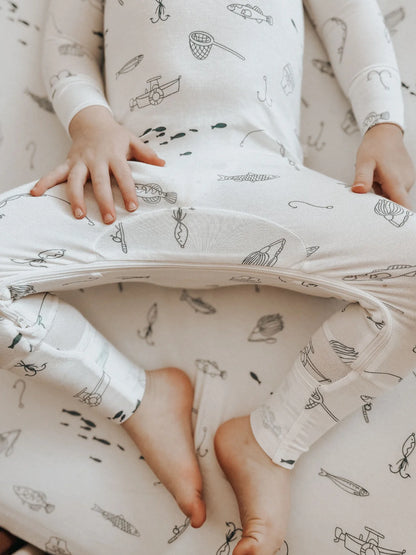 Dreamy Convertible Sleepsuit - High Sea