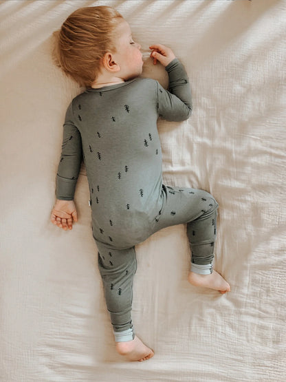 Dreamy Convertible Sleepsuit - Forest