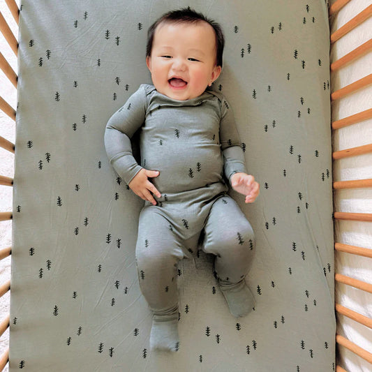 Dreamy Convertible Sleepsuit - Forest