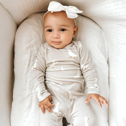 Dreamy Convertible Sleepsuit - Geese