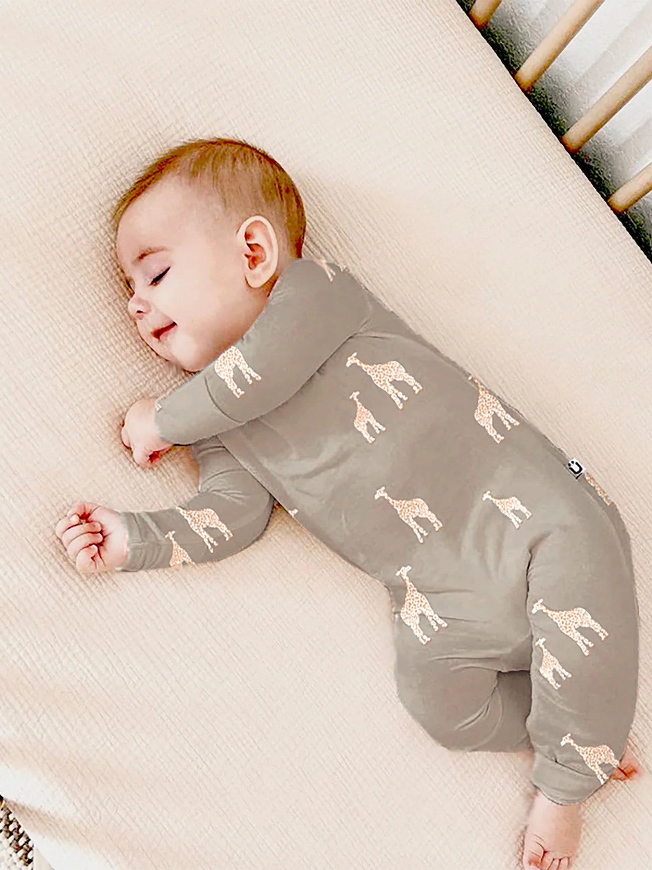 Dreamy Convertible Sleepsuit - Safari