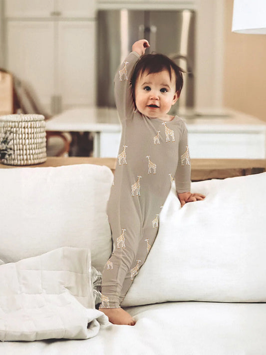 Dreamy Convertible Sleepsuit - Safari