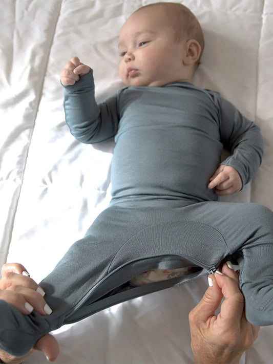 Dreamy Convertible Sleepsuit - Navy