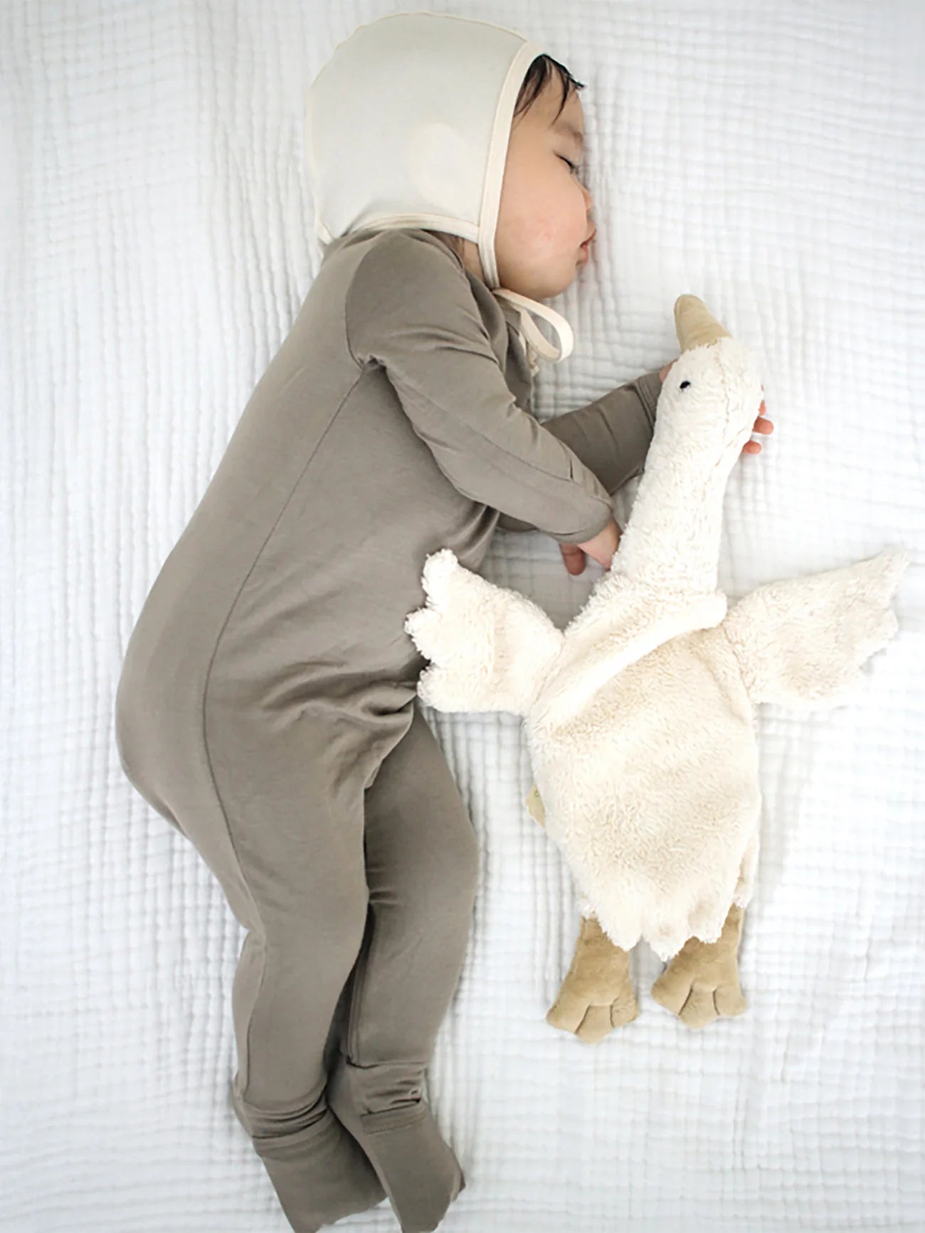 Dreamy Convertible Sleepsuit - Taupe