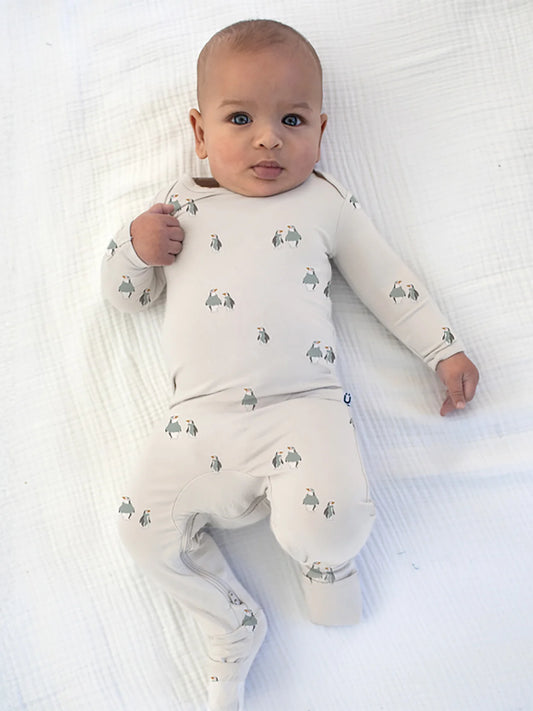 Dreamy Convertible Sleepsuit - Penguin