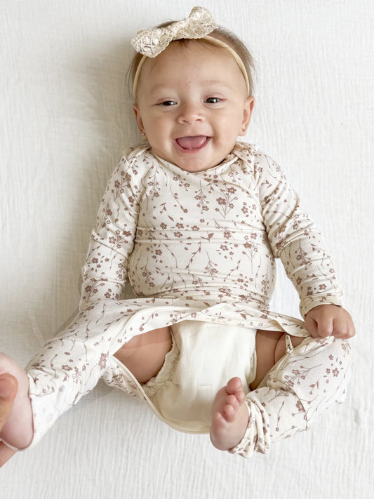 Dreamy Convertible Sleepsuit - Rosie