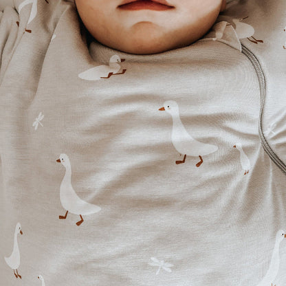 Long Sleeve Sleep Bag - Geese
