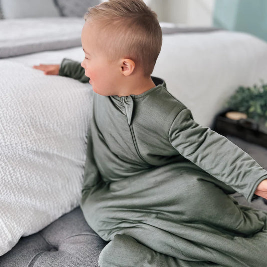 Long Sleeve Sleep Bag - Moss