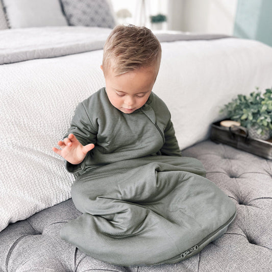 Long Sleeve Sleep Bag - Moss
