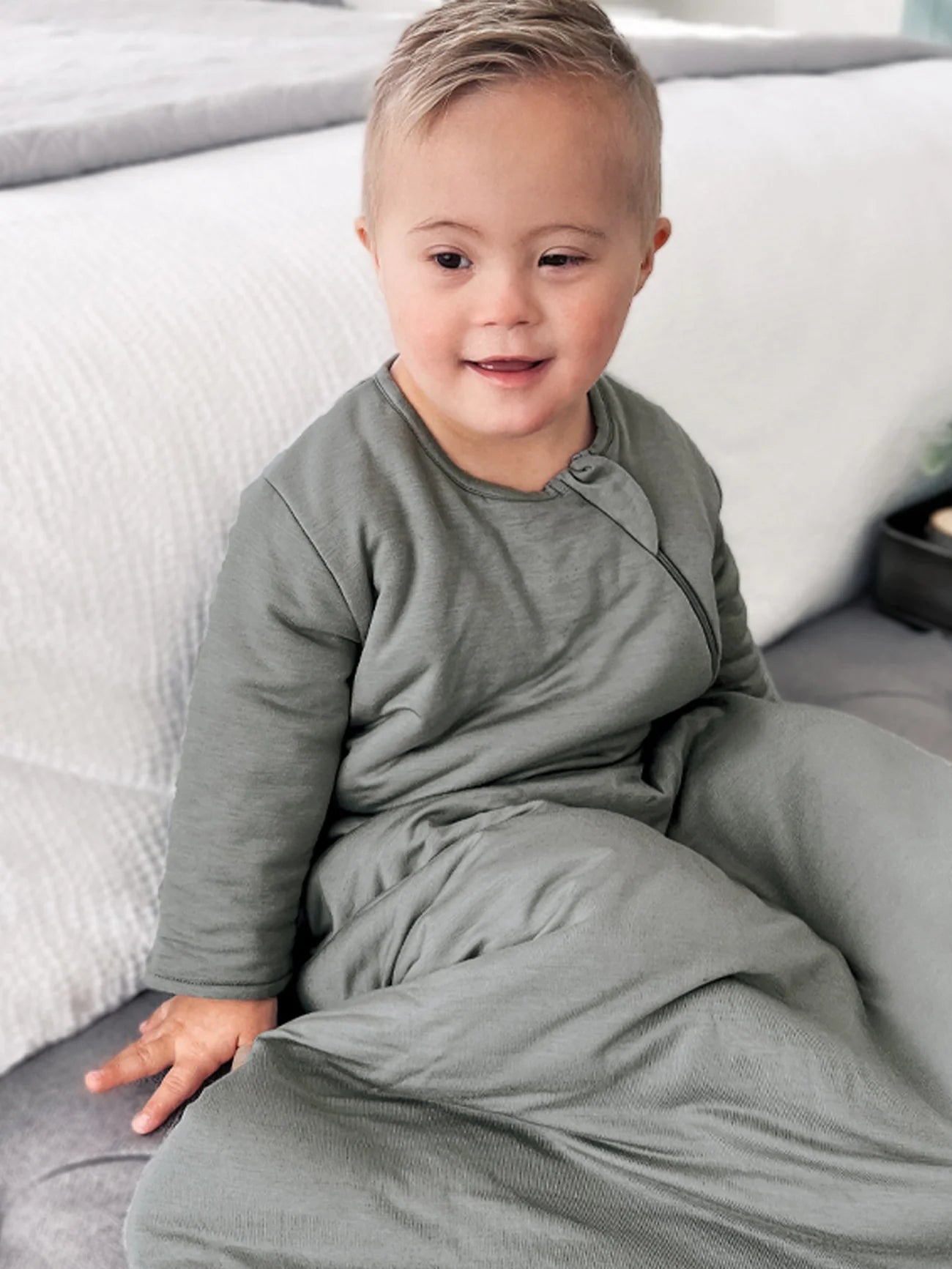 Long Sleeve Sleep Bag - Moss