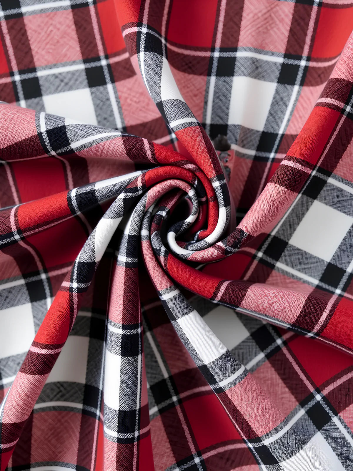 Checked Button Maternity Vest