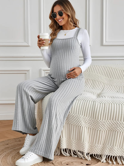 SoftLine Ribbed Maternity Jumpsuit