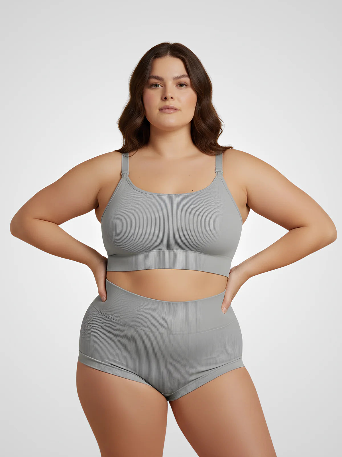 Seamless RibCrop Nursing Bra
