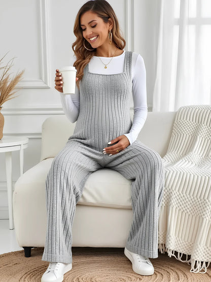 SoftLine Ribbed Maternity Jumpsuit