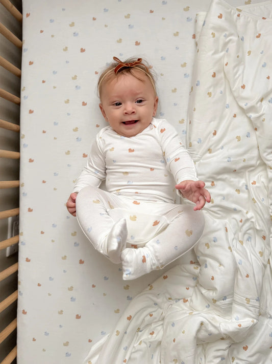 Dreamy Convertible Sleepsuit - Ducks